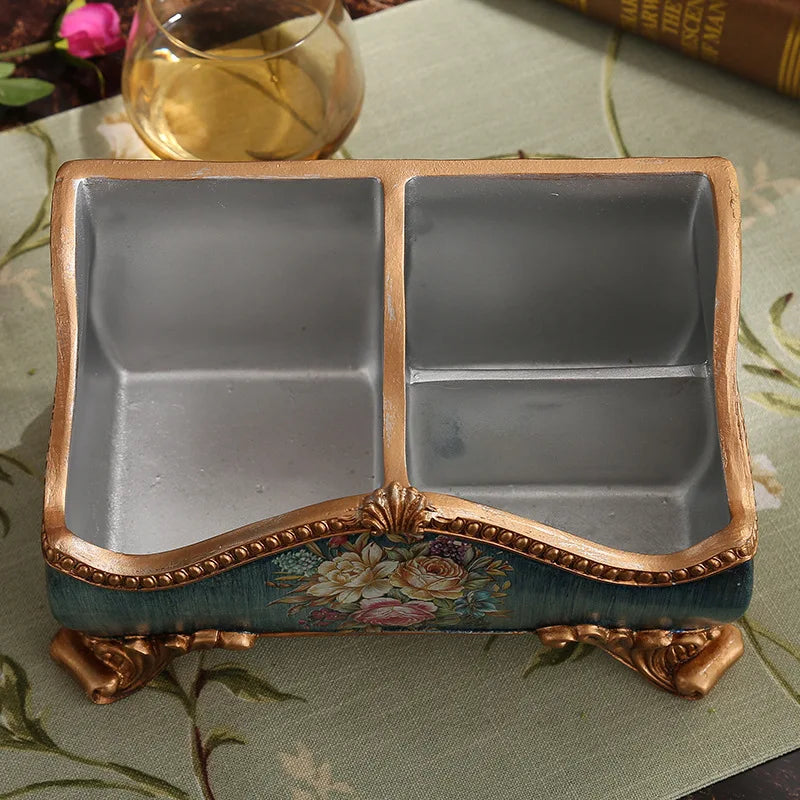 Creative European Style Storage Box Ornament Retro Remote Control Box Desktop Living Room Coffee Table Home Decoration Valentine Vintage