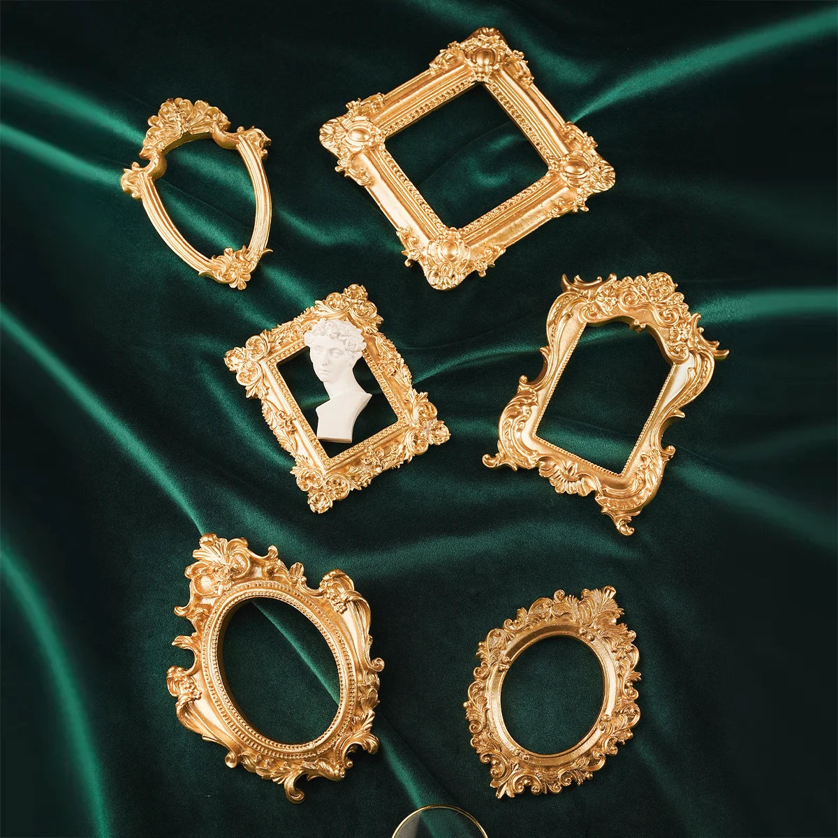Mini Golden Elegant Vintage Display Frame My Store