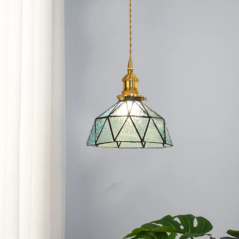 Vintage Glass Pendant Lights – Nordic Antique Ceiling Lamps for Kitchen Island & Interior Valentine Vintage