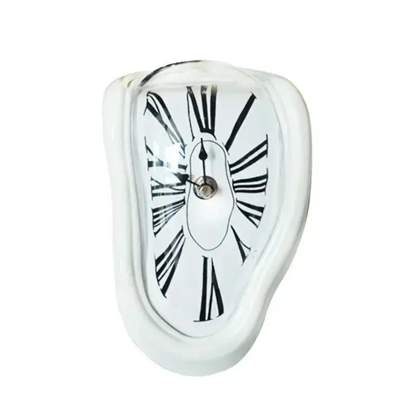Surreal Melt Clock – Dali-Inspired Wall Art Timepiece - Valentine Vintage